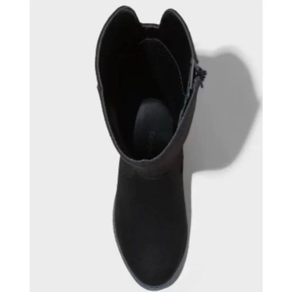 Kids' Meranda Tall Boots - Cat & Jack Black 4 | NWT